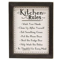 Kitchen Rules Frame - The Fox Decor