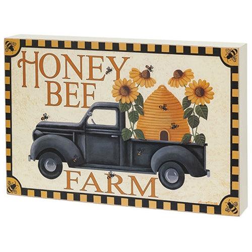 Honey Bee Farm Truck Box Sign - The Fox Decor