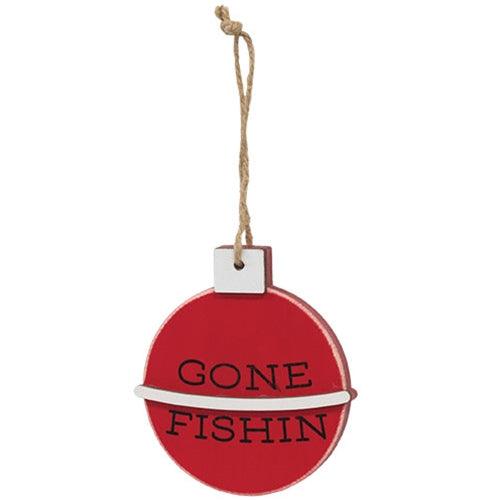 3 Set Lake Fishing Wooden Ornaments - The Fox Decor