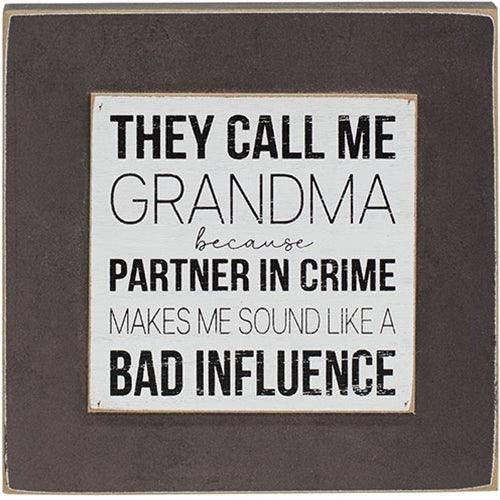 Grandmas Life Layered Block Sign 3 Asstd - The Fox Decor