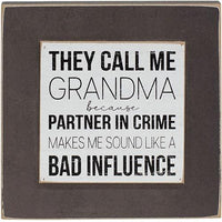 Grandmas Life Layered Block Sign 3 Asstd - The Fox Decor