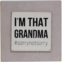 Grandmas Life Layered Block Sign 3 Asstd - The Fox Decor