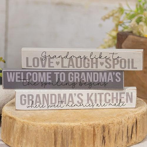Fun With Grandma Mini Stick 3 Asstd - The Fox Decor