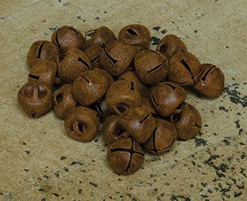 48 Pkg Rusty Jingle Bells 10mm - The Fox Decor
