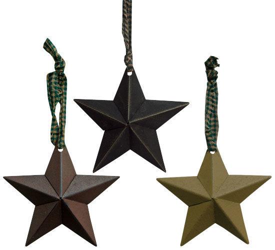 Accessory Star Ornament 3 Asstd Designs sold individually (not as a set) - The Fox Decor