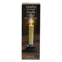Thumbnail for 5 Antiqued Country Candle Lamp w Non Flicker 7W Bulb - The Fox Decor