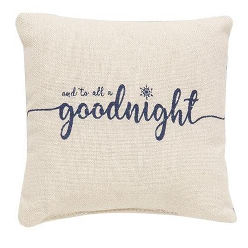 And To All A Goodnight Mini Pillow - The Fox Decor