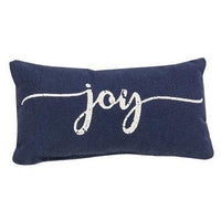 Navy Joy Mini Pillow - The Fox Decor