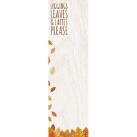 Thumbnail for Leggings Leaves & Lattes Please Long Notepad