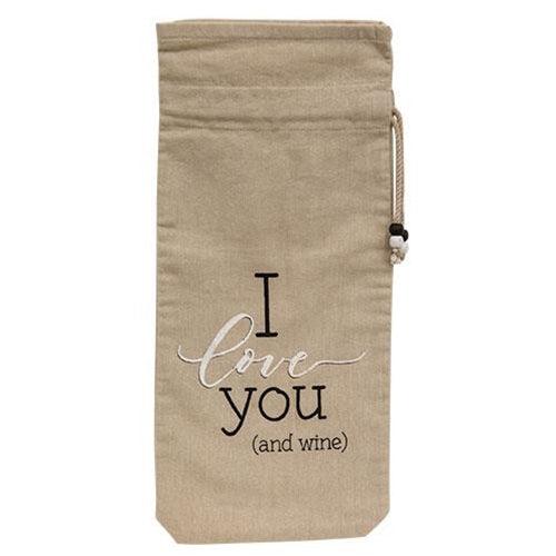 I Love You Wine Bag - The Fox Decor