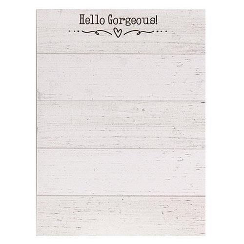 Hello Gorgeous! Notepad - The Fox Decor