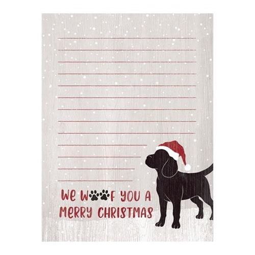 We Woof You A Merry Christmas Notepad