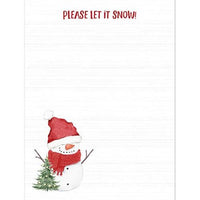 Thumbnail for Please Let It Snow! Snowman Notepad - The Fox Decor