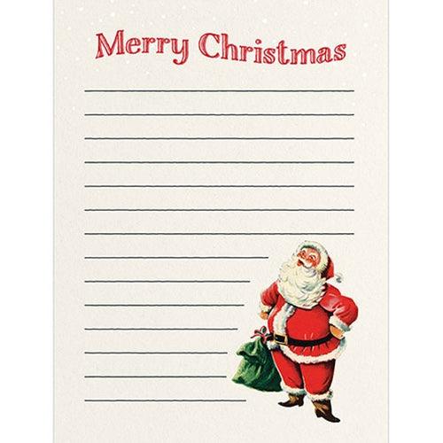 Merry Christmas Santa Notepad - The Fox Decor