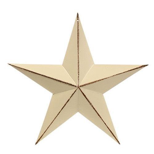 Distressed White Barn Star 12 - The Fox Decor