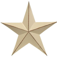 Distressed White Barn Star 18 - The Fox Decor
