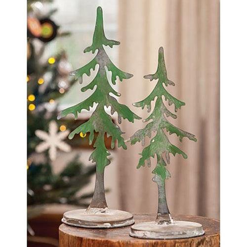 Large Metal Pine Tree