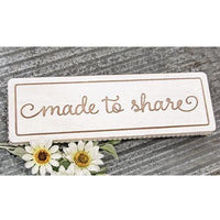 Made to Share Wood Platter - The Fox Decor