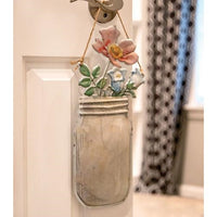 Thumbnail for Floral Jar Metal Hanging Sign