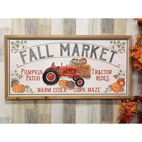 Thumbnail for Fall Market Tractor Wood Sign - The Fox Decor