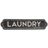 The Laundry Room Black Metal Sign - The Fox Decor