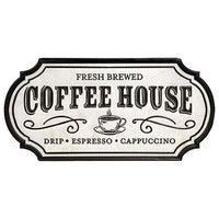 Thumbnail for Fresh Brewed Coffee House Metal Sign