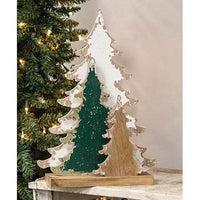 Thumbnail for Tiered Wooden Christmas Trees - The Fox Decor