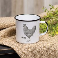 Thumbnail for Hers Chicken Enamel Mug