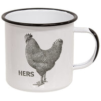 Thumbnail for Hers Chicken Enamel Mug