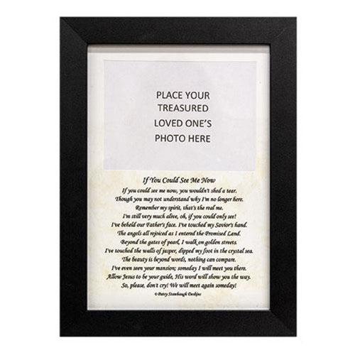 See Me Now Print w Photo Frame - The Fox Decor