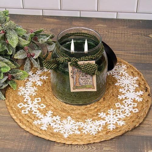 Snowflake Ring Jute Table Mat - The Fox Decor