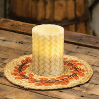 Thumbnail for Fall Leaves Wreath Braided Jute Trivet - The Fox Decor