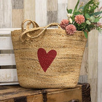 Thumbnail for Red Heart Jute Tote