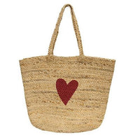 Thumbnail for Red Heart Jute Tote - The Fox Decor