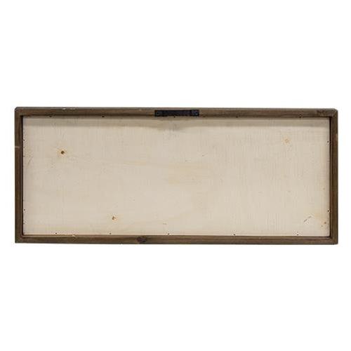 Distressed Woodburned Family Sign - The Fox Decor