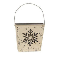 Distressed Metal Snowflake Pocket 3 Asstd - The Fox Decor
