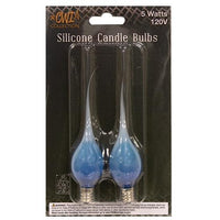 2 pk Blue Silicone Light Bulbs 5W - The Fox Decor
