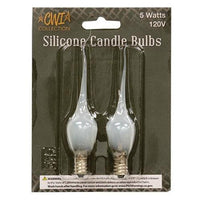 2 pk Silicone Candle Bulbs 5W - The Fox Decor