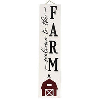Thumbnail for Welcome to the Farm Vertical Sign - The Fox Decor
