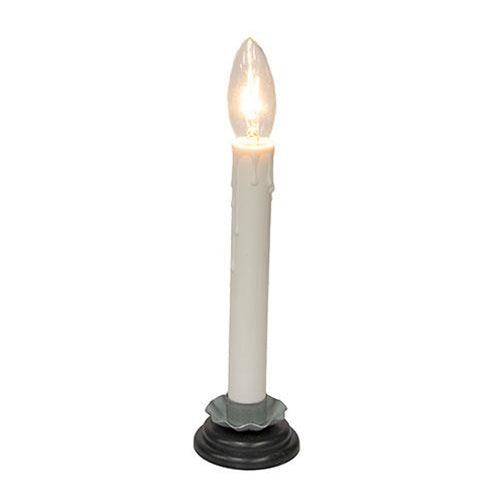 7 White Electric Candle Lamp