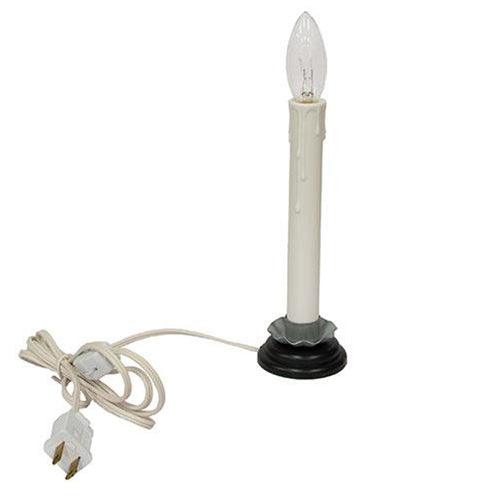 7 White Electric Candle Lamp - The Fox Decor
