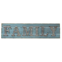 Thumbnail for Galvanized Family Sign - The Fox Decor