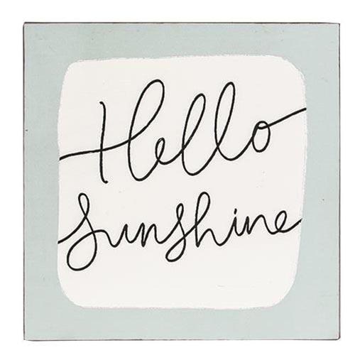 Hello Sunshine Metal Sign - The Fox Decor