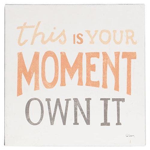 This Is Your Moment Own It Metal Sign - The Fox Decor