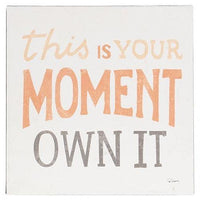 This Is Your Moment Own It Metal Sign - The Fox Decor