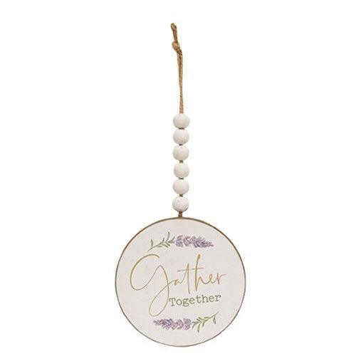 Gather Together Lavender Wood Ornament - The Fox Decor