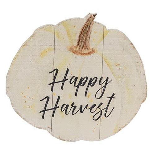 Fall Watercolor Pumpkin Wood Sign 3 Asstd - The Fox Decor