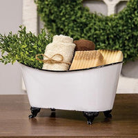 Thumbnail for White Metal Bathtub - The Fox Decor