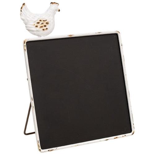 Farmhouse Chicken Chalkboard Easel - The Fox Decor