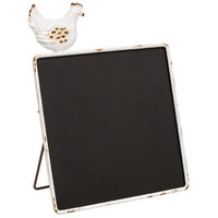 Farmhouse Chicken Chalkboard Easel - The Fox Decor